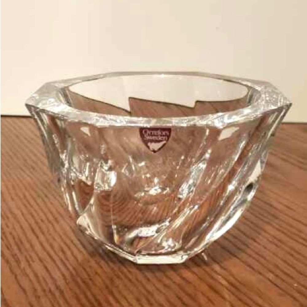 Orrefors Sweden Crystal Bowl